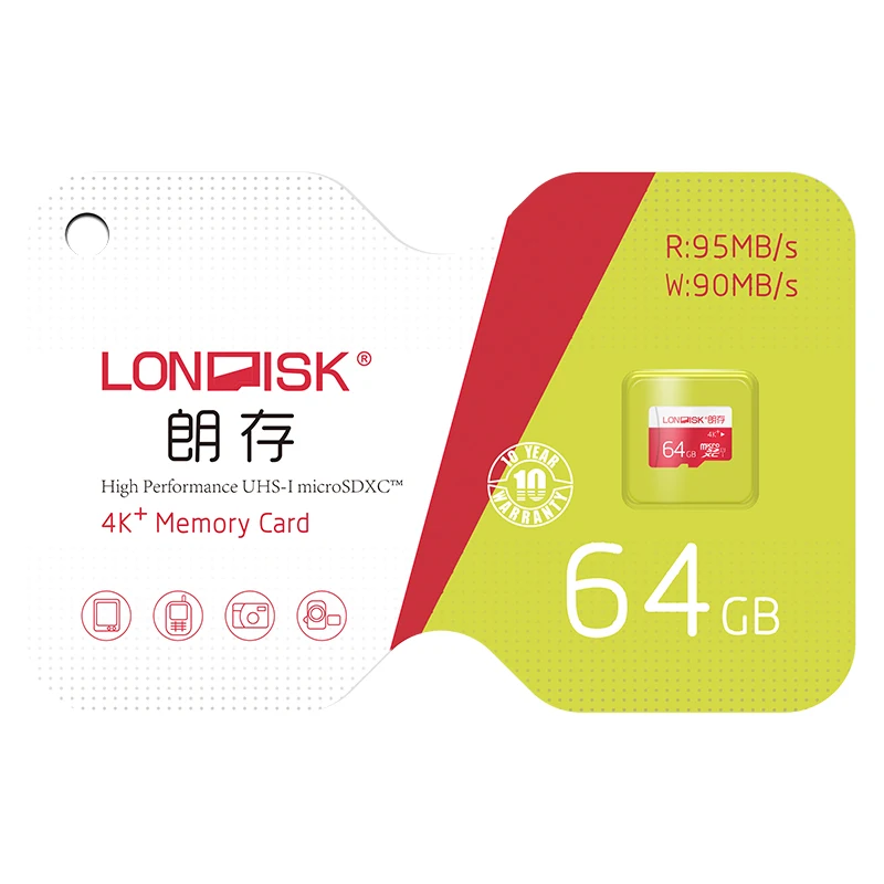 Londisk Новое поступление 16 ГБ 32 64 Гб карта памяти/Micro SD флэш карты SDXC Microsd UHS 3 для