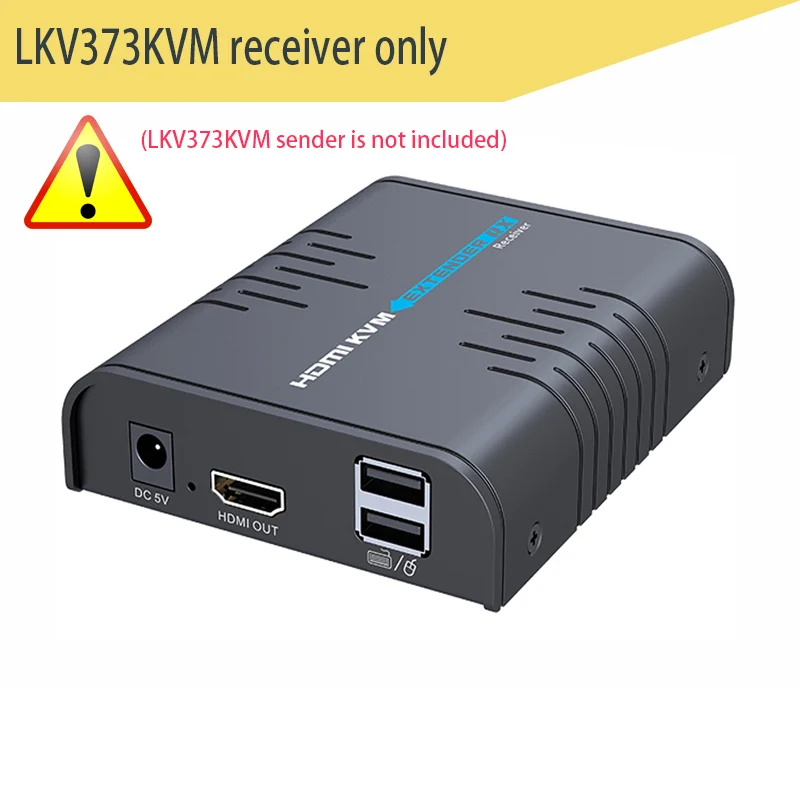 USB HDMI KVM удлинитель LKV373KVM до 120 м TCP/IP совместимый Один TX к N RX поддерживается(LKV373KVM Отправитель или приемник - Цвет: 373KVM receiver only