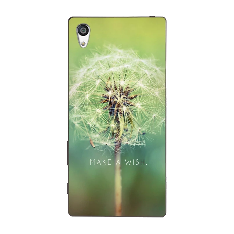 Dandelion flying flower Top Detailed Popular TPU soft case Cover For Sony Xperia Z Z1 Z2 Z3 Z4 Z5 compact Premium shell Coque |
