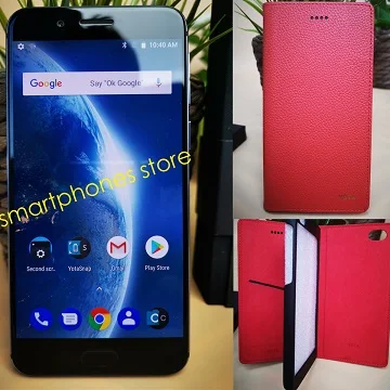 NCattle Leather Case Глобальная версия Yota 3+ Yotaphone3+ 64G/128G Android 5,5 octacore двойной экран 5," FHD экран" сенсорный E-ink Snapdragon смартфон - Цвет: NCattle Leather Case