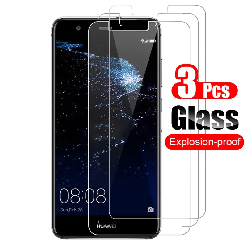 3 шт. закаленное стекло для Huawei P10 Lite Plus Защитная пленка экрана 9 H On Lite|Защитные