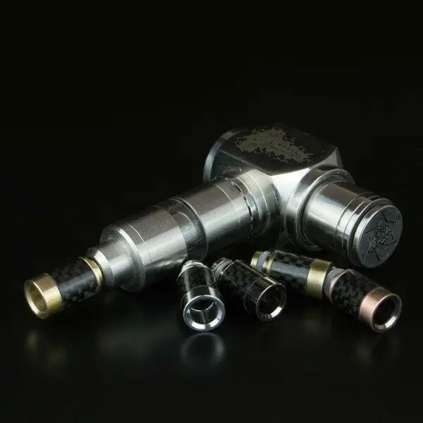 1PCS Carbon Fiber 510 Drip Tips Wide Bore Tip for E Cigarette RDA/RBA/RTA Atomizer Tank | Electronic Accessories