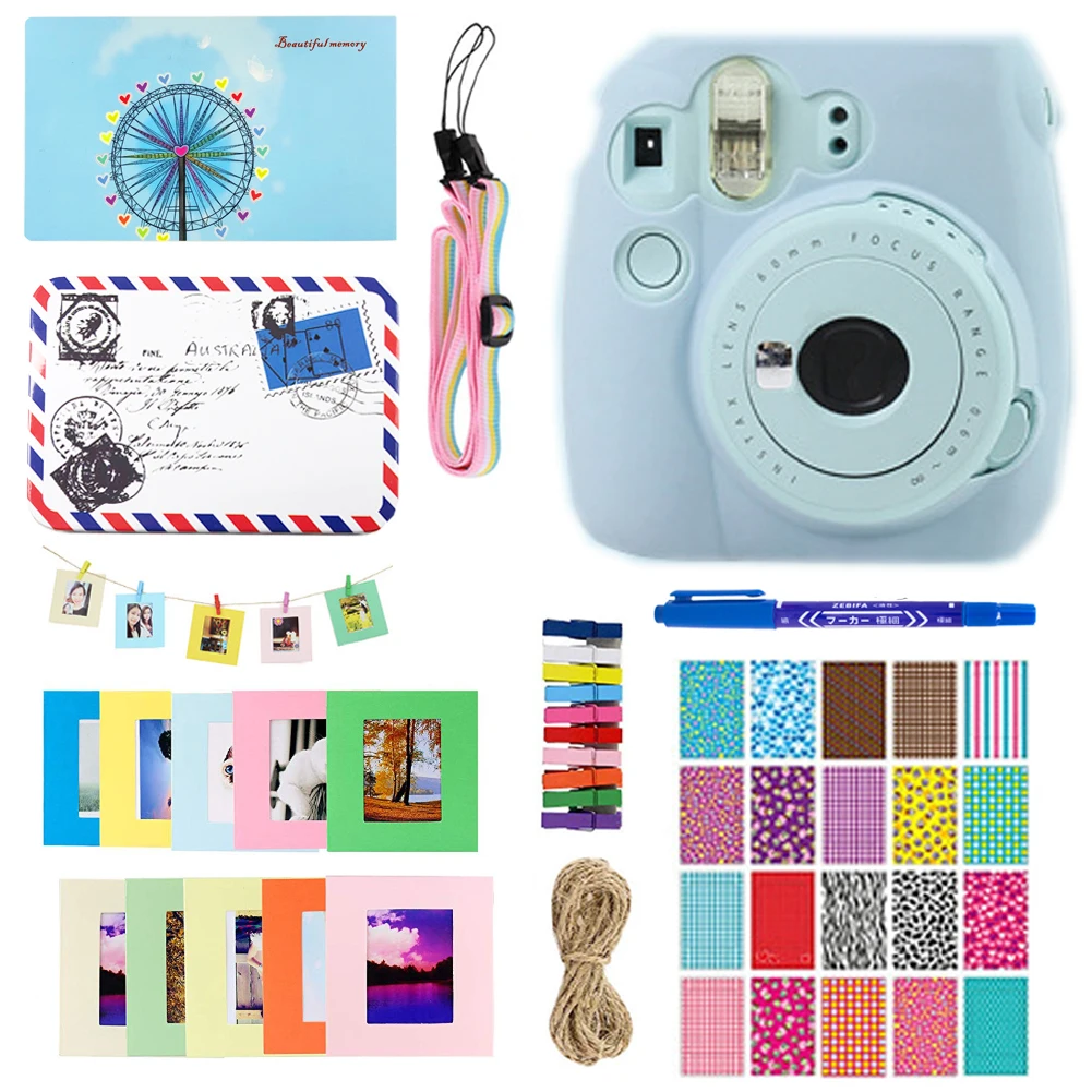 Набор аксессуаров для камеры 9 в 1 набор Fuji Instax Mini Ablum/ящик
