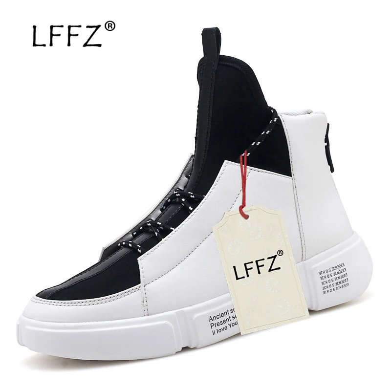 LFFZ/уникальный дизайн сникерсы на шнуровке Мужская Вулканизированная обувь
