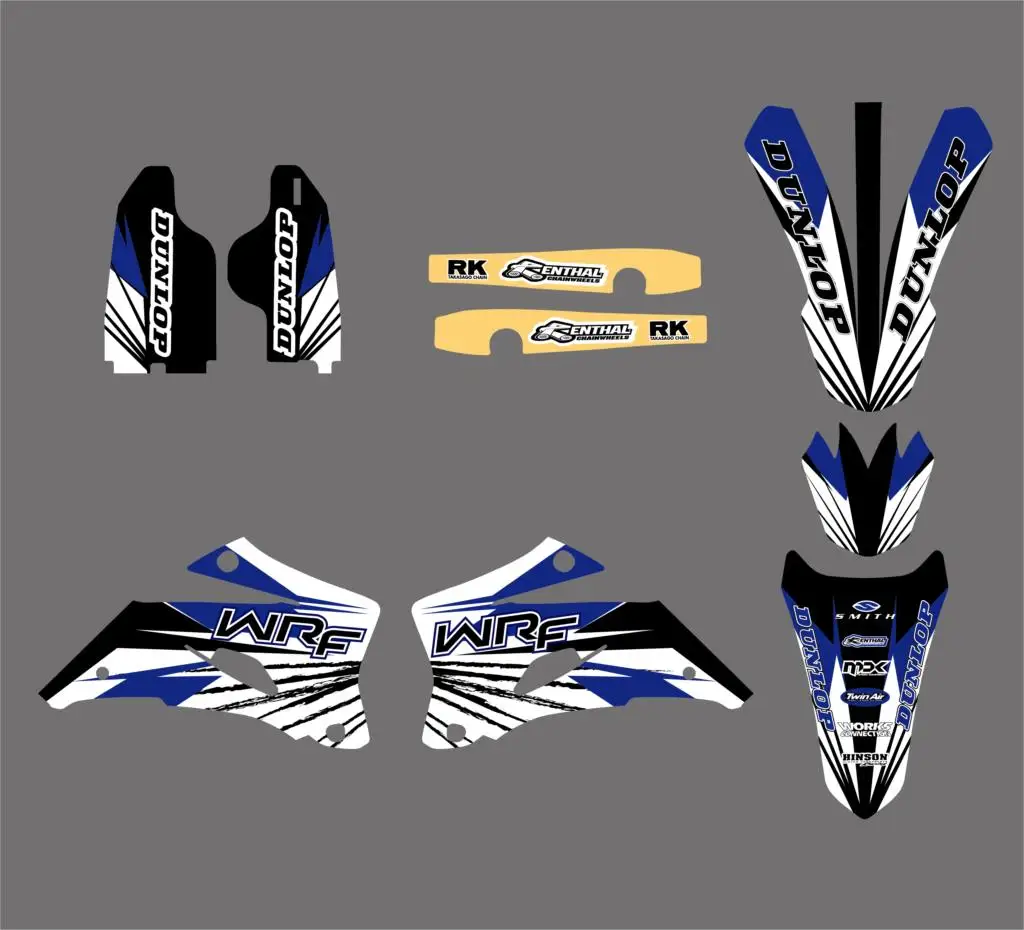 Наклейка NICECNC для мотоцикла Yamaha WR250F 2007 2013 WR450F 2008 2009 2011 WR 250F 450F Team|Наклейки и