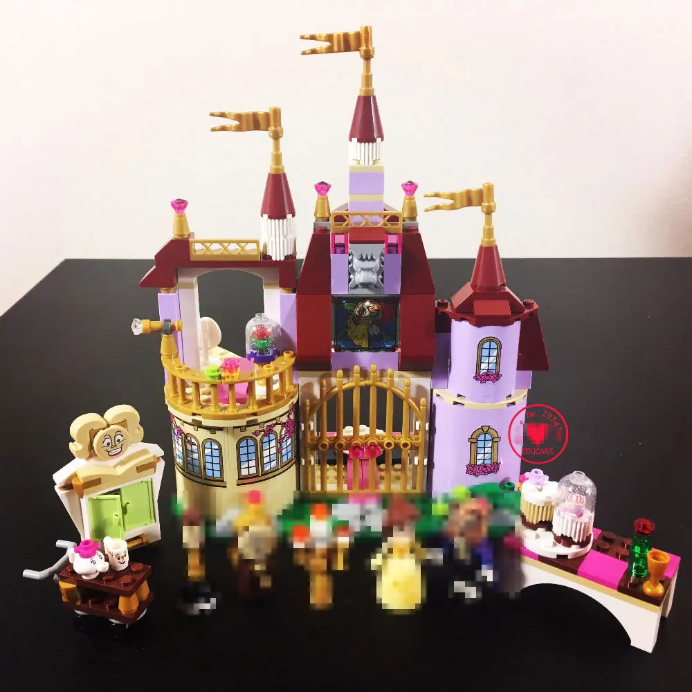 Заколдованный Замок принцессы Белль 41067 Bela принцесса игрушка совместимые Legoings