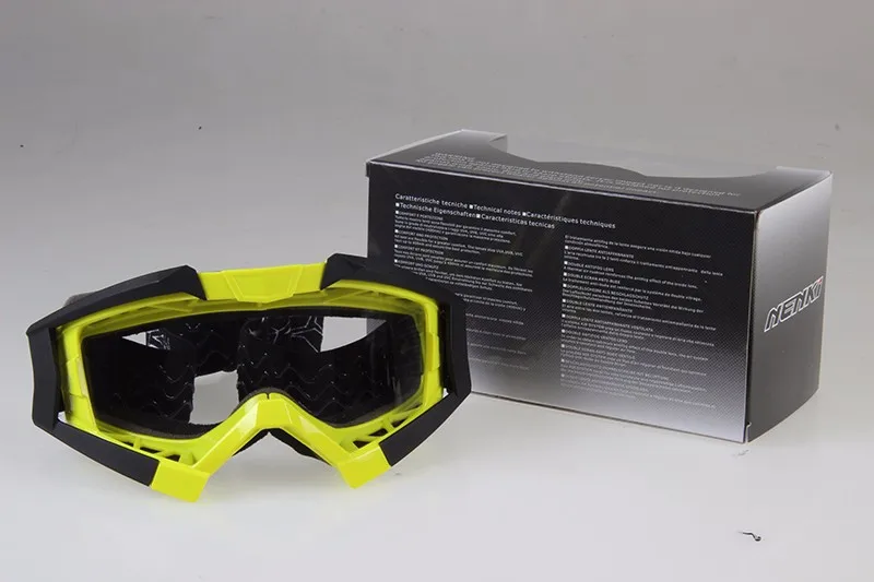 Лидер продаж Мотокросс Шлемы мотоцикл маска Gafas щит Nenki 1017