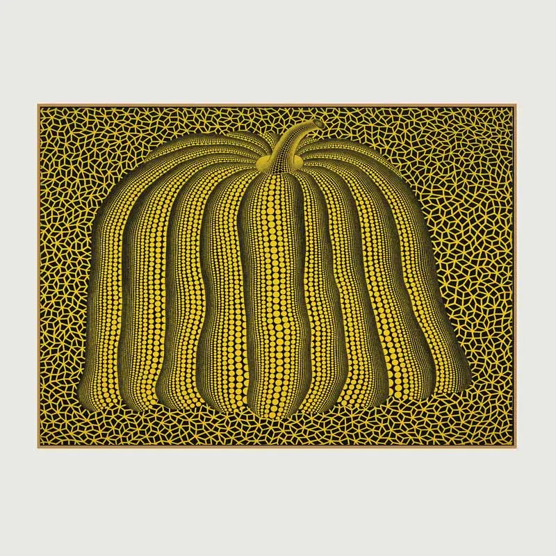 Светло-зеленый Самоотверженное искусство Yayoi Kusama живопись одежды, обувь картина домашняя декоративная Авторский принт на холсте Печать настенная живопись - Цвет: Светло-зеленый