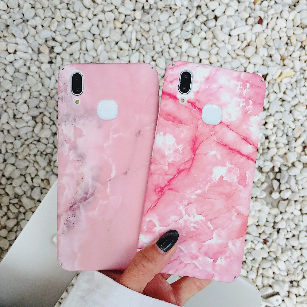 Телефон крышка для Vivo X9 X9s X20 плюс X21 UD X21ud X7 Y66 Y67 Y75 Y79 Y85 класса люкс Лазерная Мрамор
