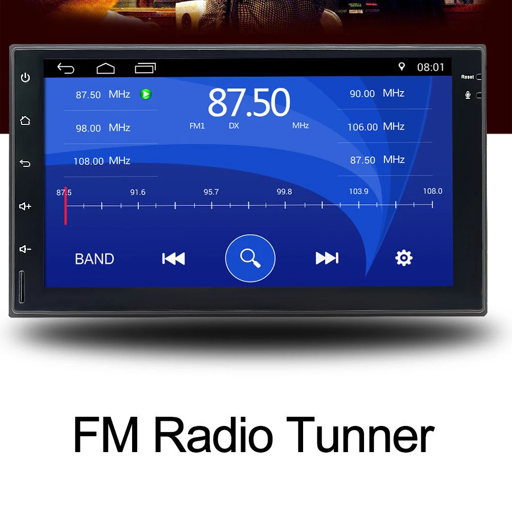 2 Din автомагнитола 7 дюймов Dvd Automotivo Android плеер навигация камера заднего вида gps