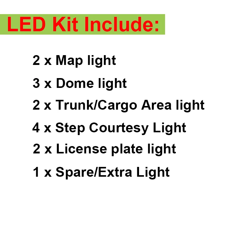 Buildreamen2 14 x Car 5630 SMD Interior LED Bulb Kit Package Dome Map Trunk Light White For Infiniti FX35 Or FX45 2003-2008 | Автомобили и