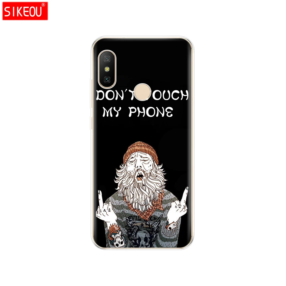 12068 Силиконовый чехол для Xiaomi mi A2 LITE, чехол с полной защитой, мягкая задняя крышка из ТПУ, чехол для телефона s для Xio mi A2 LITE, бампер, чехол с котом - Цвет: 12068