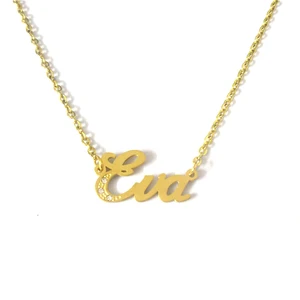 FairLadyHood Eva персонализированные именные Подвески Колье из нержавеющей стали под заказ по индивидуальному заказу для всей семьи цепочки с кулонами с именами для женщин и мужчин