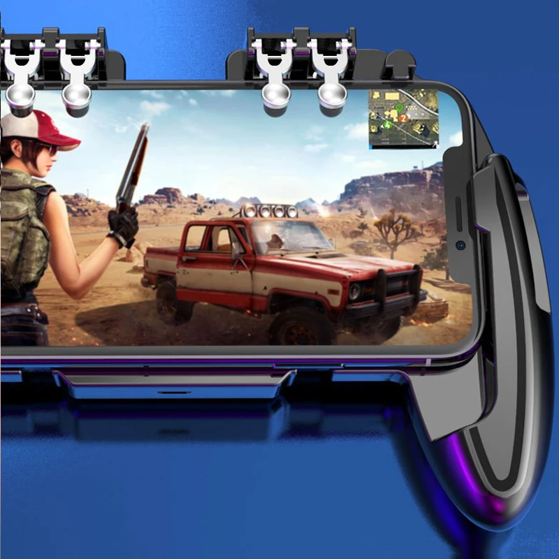 Для PUBG мобильный контроллер геймпад с охлаждающим вентилятором для iOS Android для samsung Galaxy L2 R2 операционный джойстик кулер