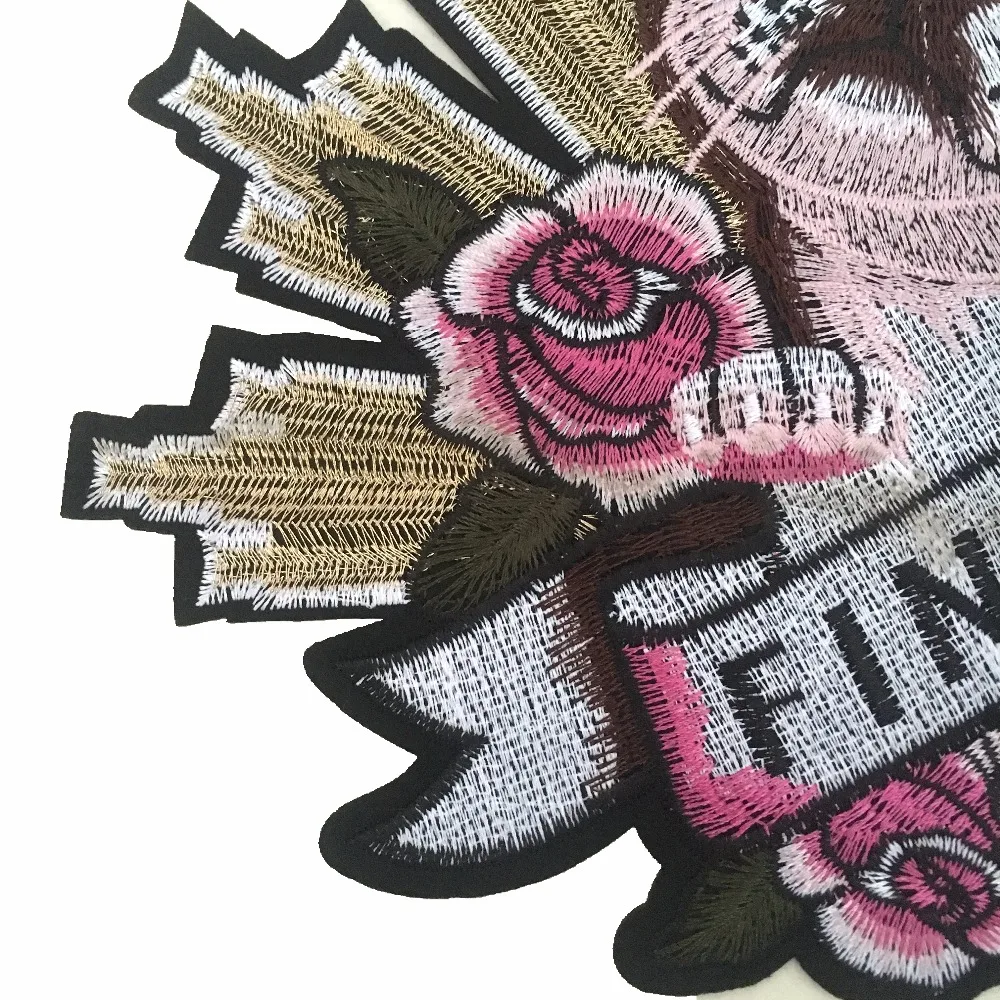 FIND ME Dog Patches Iron on Stickers Applique Embroidered Patch for Clothes DIY Decoration Scrapbook Patchwork Large Appliques | Дом и сад