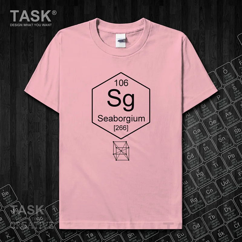 Химическая периодическая таблица 1062 футболка Sg Chemistry одежда с короткими рукавами