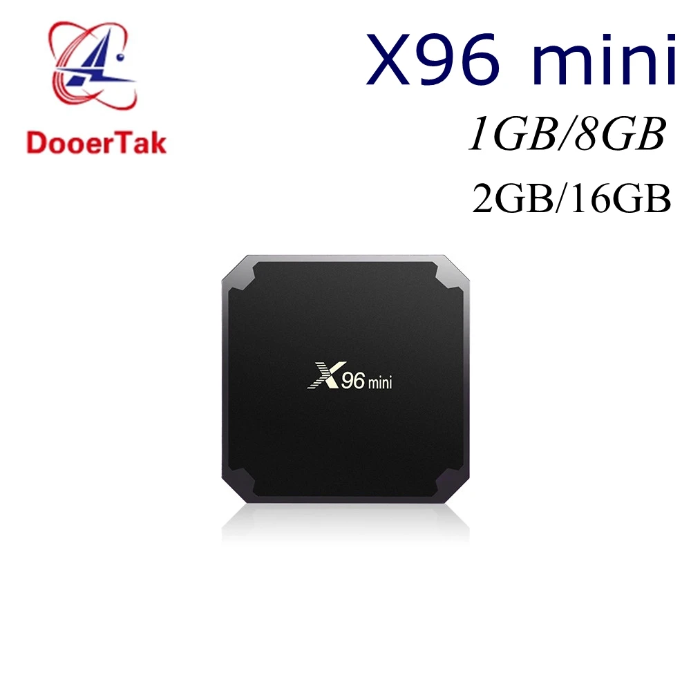 ТВ приставка X96 mini на Android 7 1 4K четырехъядерный процессор Amlogic S905W ГБ/8 ГБ 2 ГБ/16 4 Wi Fi