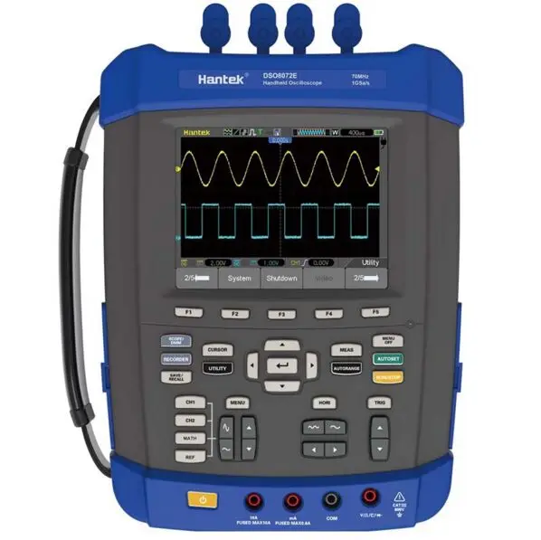 Hantek DSO8202E осциллограф 200 мГц 6in1 ручной 1GS/s 2 м глубина памяти канала 5.6 дюймов