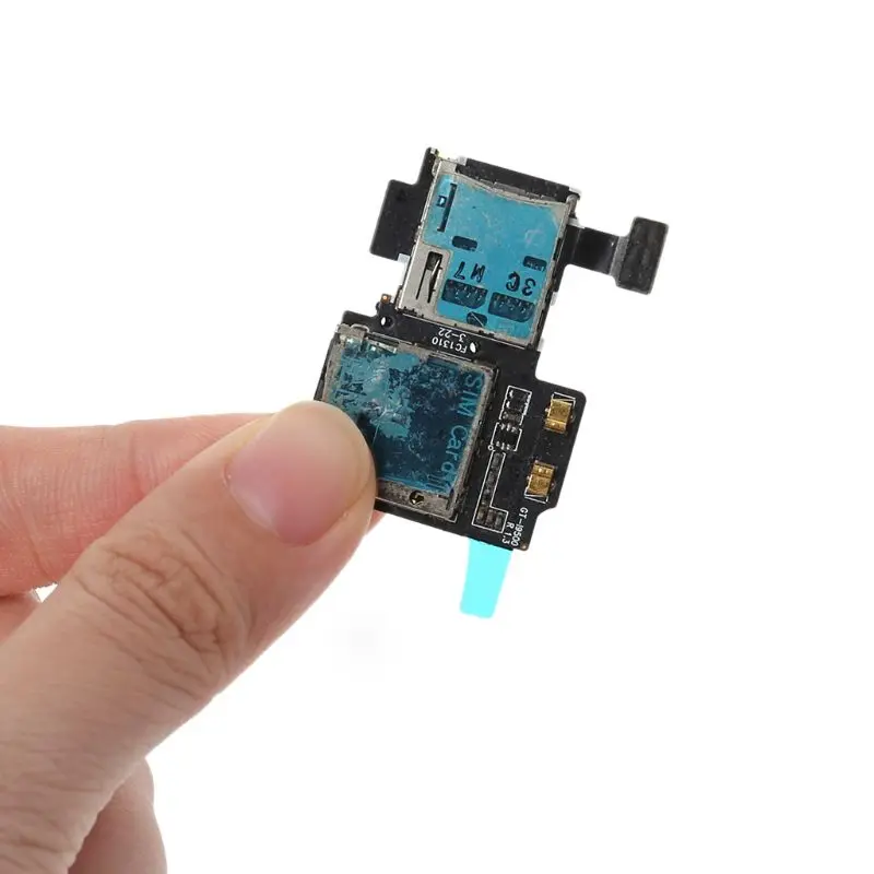 Лоток для Micro SD карты держатель sim-карт считыватель слотов гибкий кабель Samsung Galaxy S4