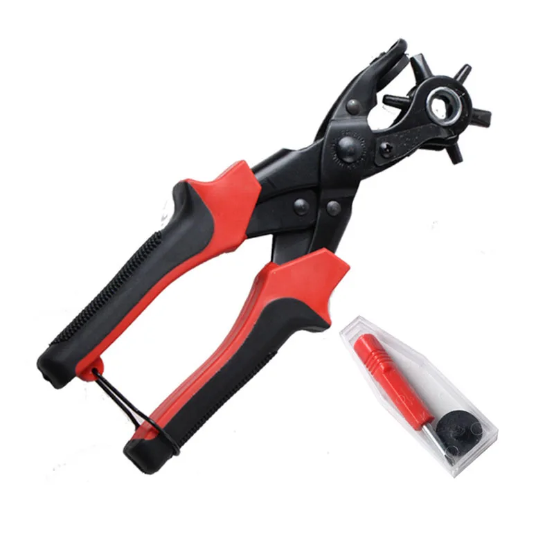 Сверхмощный дырокол для кожаных ремней плоскогубцы перфоратор вращающаяся