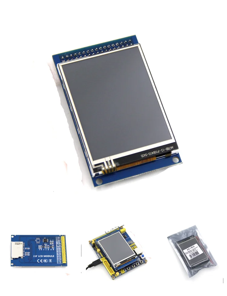 2 8 дюймов TFT с сенсорной панелью цветной дисплей PCB ЖК-модуль 34 pin экран |