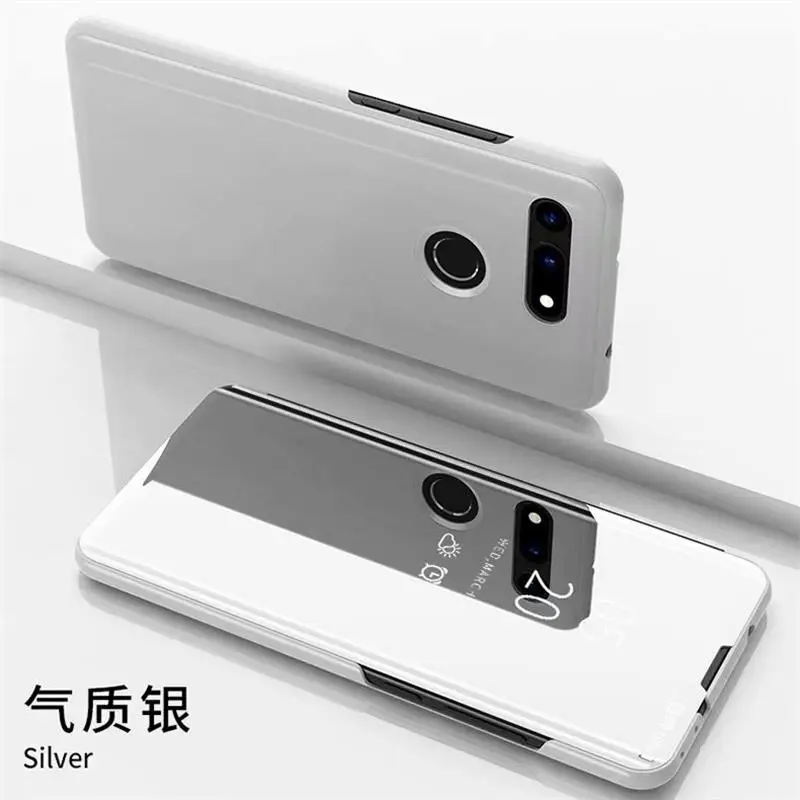 Противоударный чехол для Huawei Honor View 20, роскошный умный зеркальный флип-чехол для Honor 10i View 10 Lite, чехлы для Honor 20 Pro