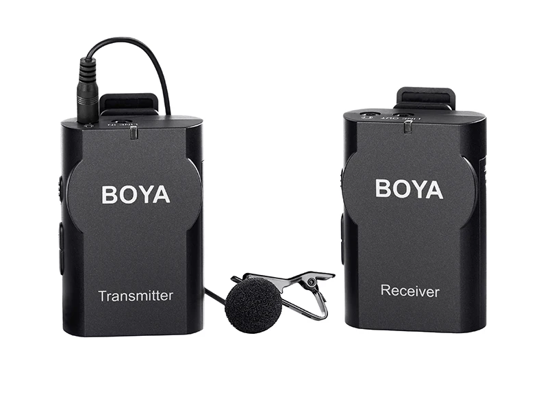 BOYA BY-WM4 Pro/BY-WM4 Mark II беспроводной Студийный конденсаторный микрофон петличный лацкан микрофон для интервью для iPhone Canon камеры Nikon