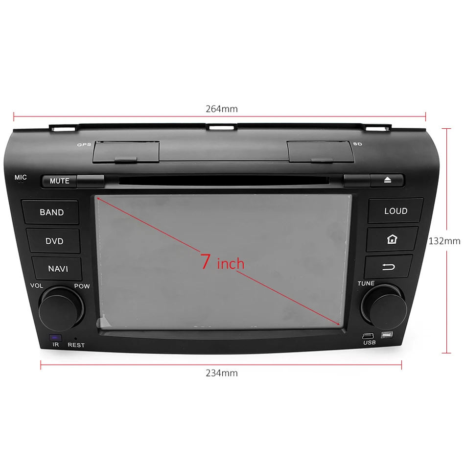4G RAM1024 * 600 Octa Core Android 8 0 подходит для MAZDA 3 MAZDA3 2004 2005 2006 2007 2008 2009 Автомобильный DVD Плеер