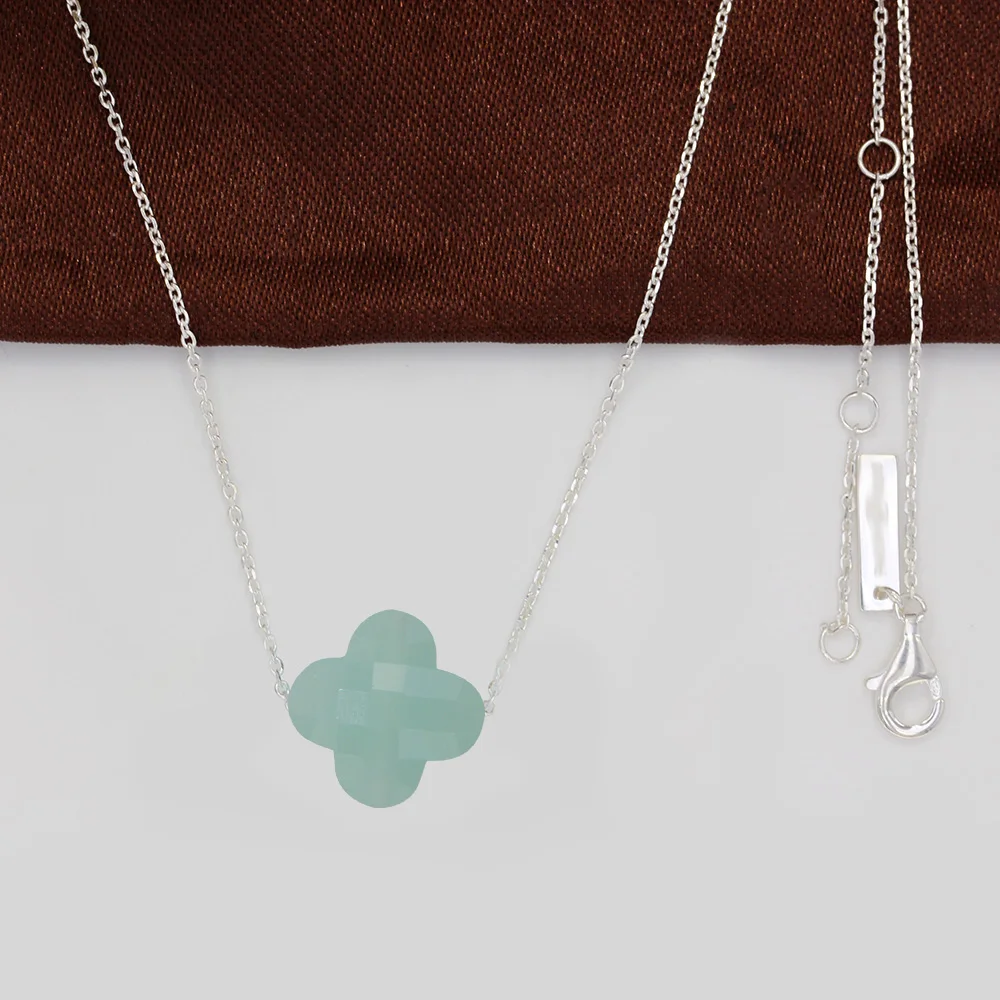 Лучший модный бренд ювелирные изделия 925 пробы Серебряное ожерелье со стразами