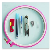 needlework cross stitch device scissors hoist threader refills embroidery needle embroidery circle sewing tools accessory decor