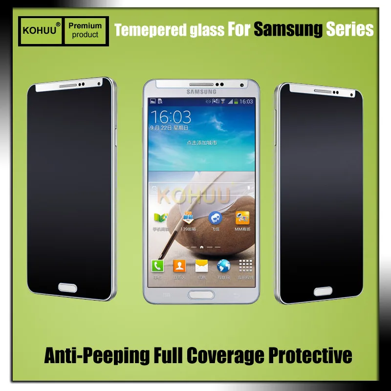 Защитная пленка для экрана из закаленного стекла KOHUU Samsung Galaxy J2 J3 J5 J7 2015/16|privacy film