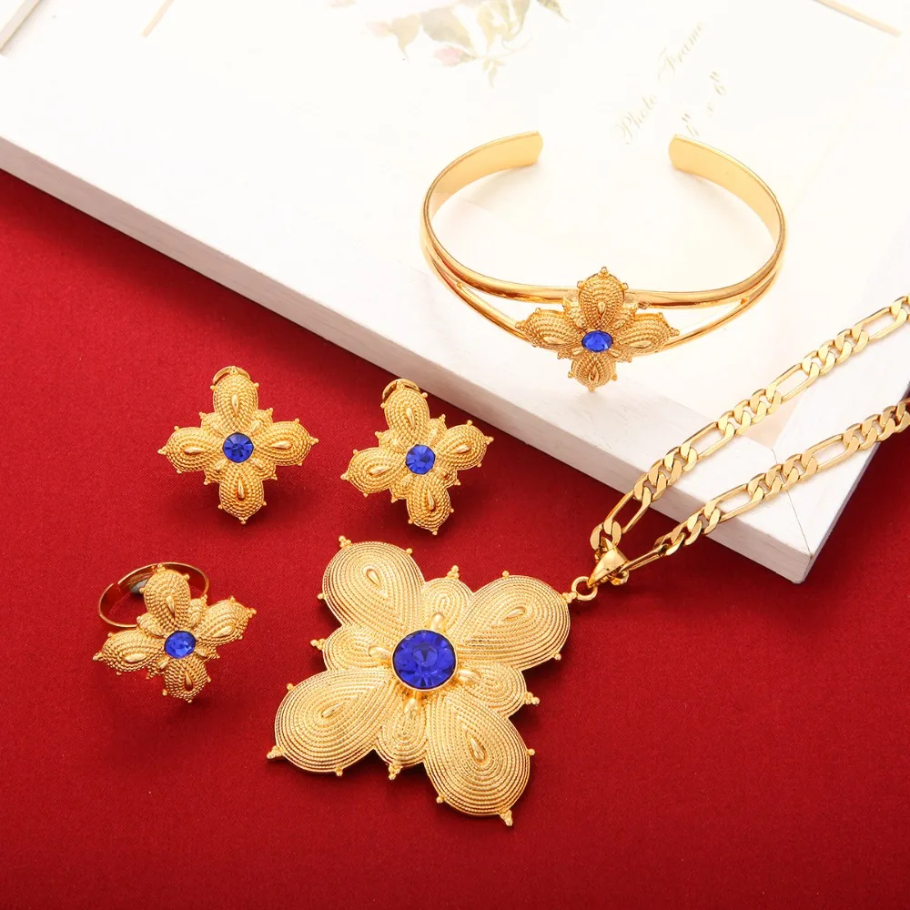 Ювелирные наборы для девочек Наборы украшений из красного синего зеленого