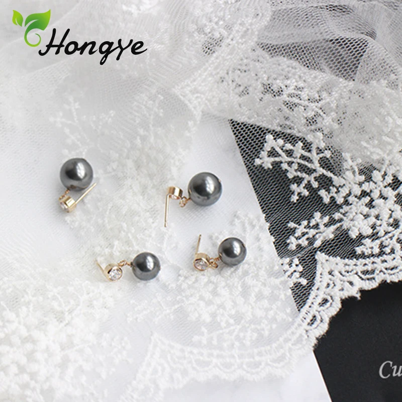 Hongye, серьги с настоящим жемчугом, Стерлинговое серебро 925, серьги-капли, Brincos, модное ювелирное изделие, 14 к, украшение, Женские Ювелирные изделия, подарки для женщин