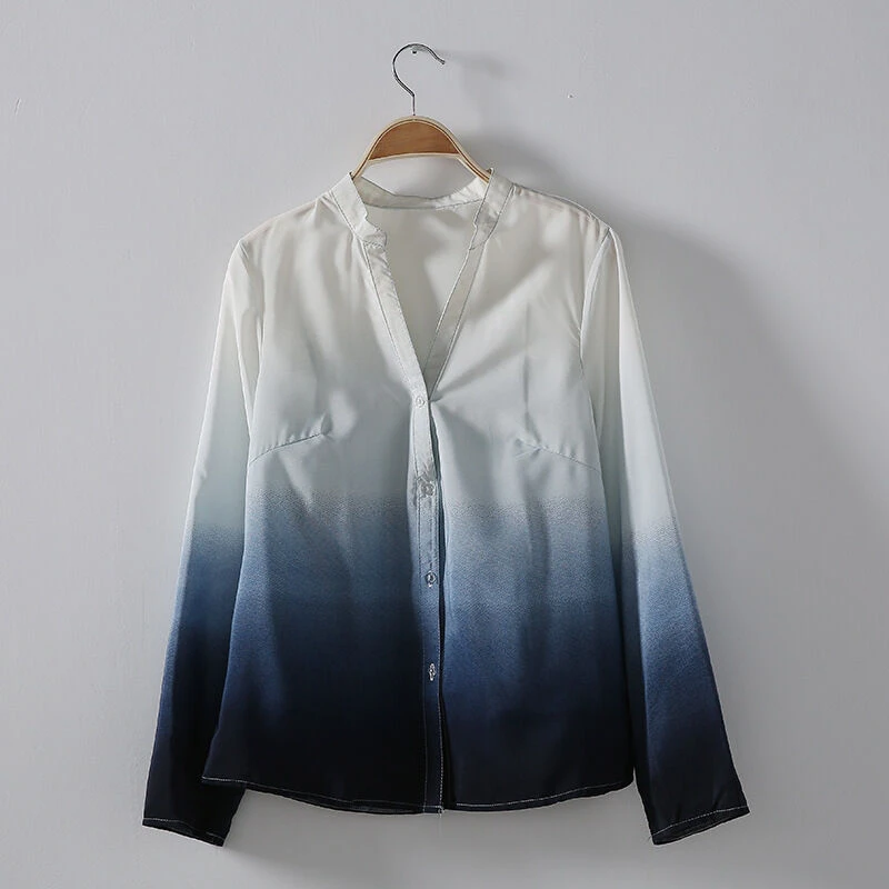 Модные женские шифоновые блузки летние топы Новая повседневная блузка свободные