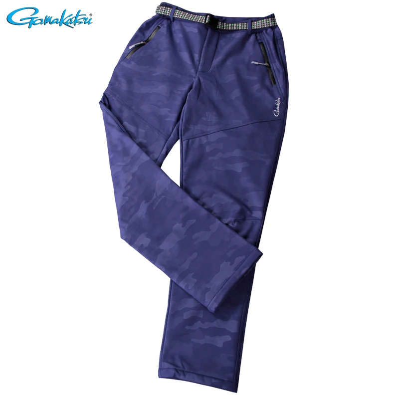 Штаны для рыбалки GAMAKATSU бархатные мужские зимние утепленные водонепроницаемые