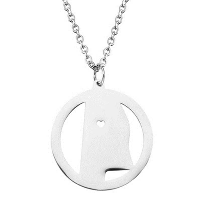 Модный креативный кулон из нержавеющей стали 304 в виде американской фотокарты