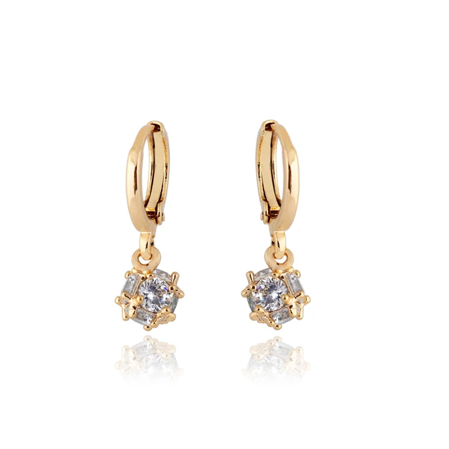 2018 new crystal Drop Earrings for women Square Cubic Zircon Luxury Wedding Jewelry Hot Sale fashion jewelry Dropshipp | Украшения и