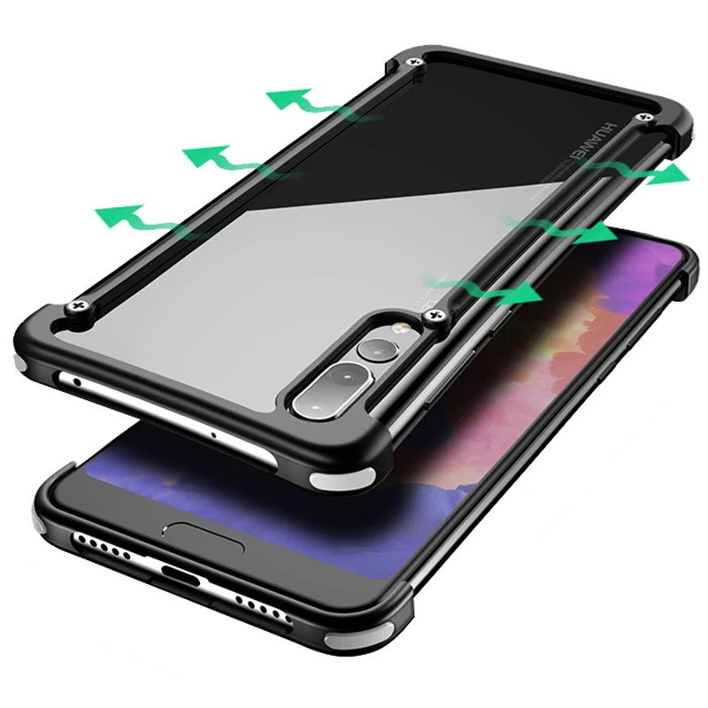 Для Huawei p20 Pro Корпус Алюминиевый металлический бампер чехол для чехлы|Бамперы| |