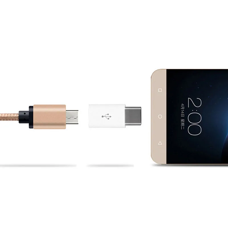 

Hot Sale 10 Pcs USB 3.1 USB-C Type C Male to Micro USB Female Adapter Converter