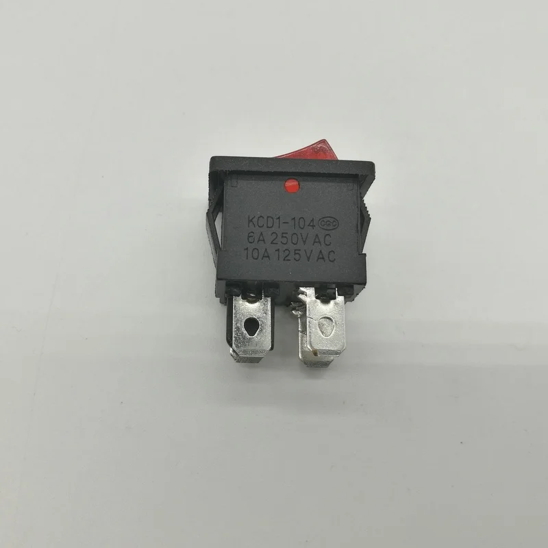 Клавишный Выключатель Φ 4 Pin 6A 250V 10A125VRed с включением светильник|switch interlock|button