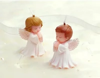 10pcs boygril baby angel candle for wedding party birthday souvenirs gifts favor hot packaged with box