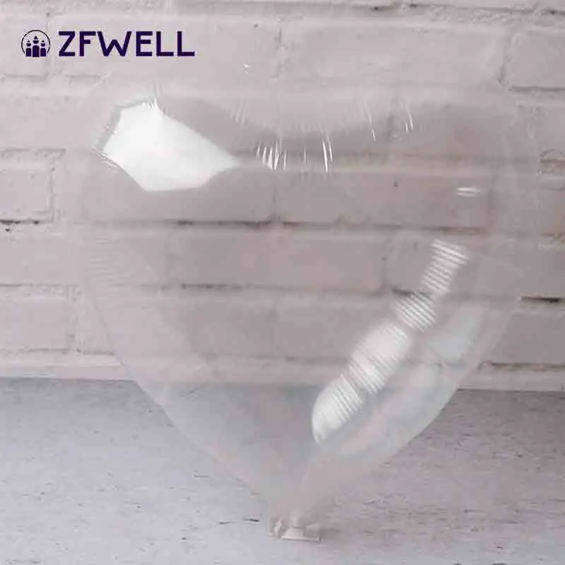 ZFWELL 5pz 18 дюймов любовь пятиконечная звезда прозрачная волна воздушный шар печать