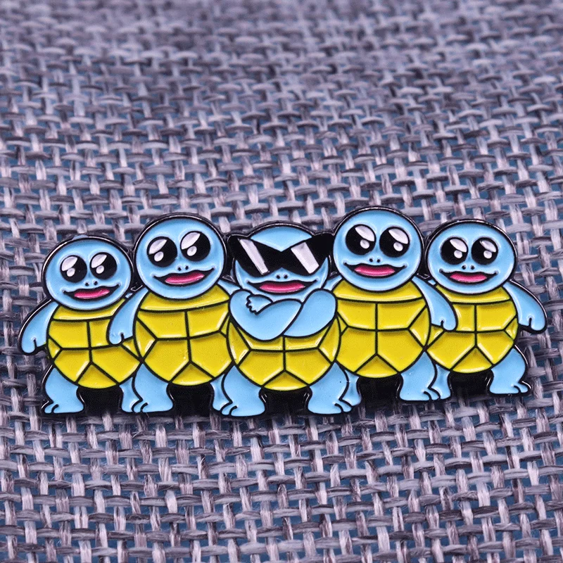 Покемон Сквиртл брошь Милые игровые значки поп-культура значок крутые друзья коллеге подарок