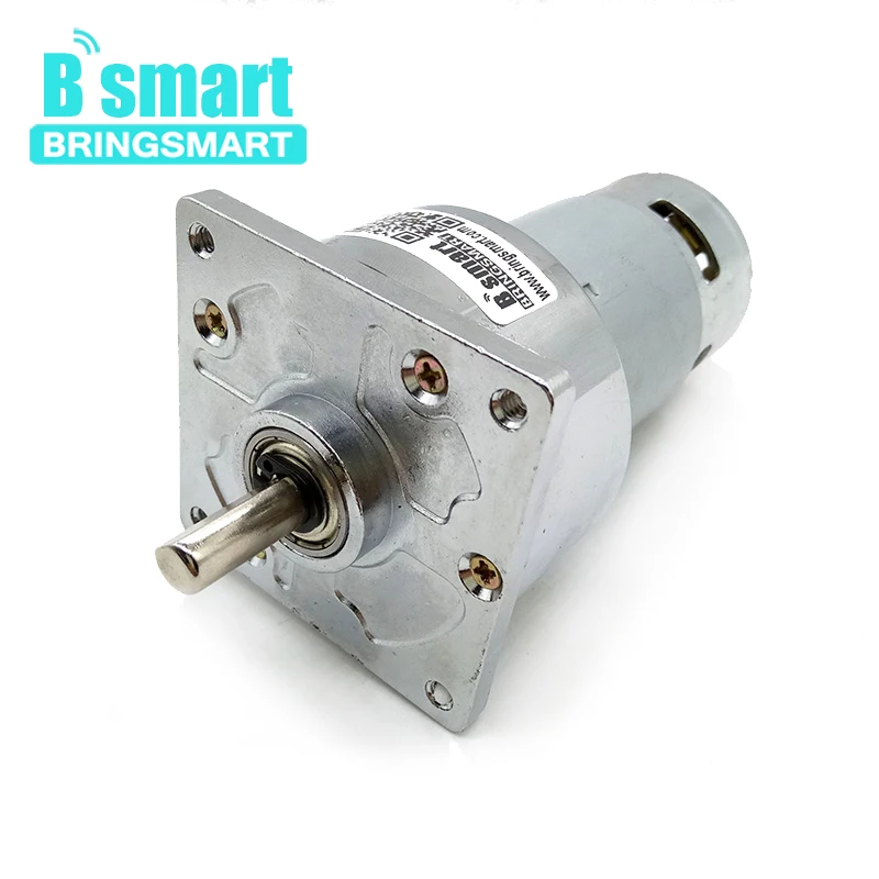 Мотор постоянного тока Bringsmart с высоким крутящим моментом 12 В и 24 редукторный