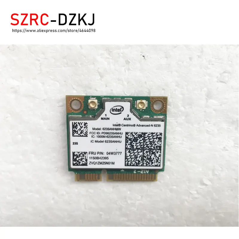 Беспроводной адаптер для intel Dual Band Lenovo M82 M72Z M62Z 04W3777 BT4.0 Half Mini PCI e Card|Компьютерные