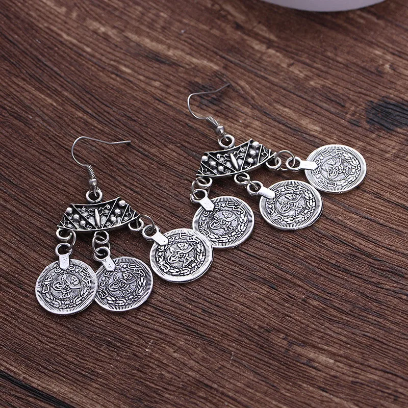 Женские богемные Винтажные серьги подвески в стиле бохо|earring stone|earring setearrings coconut |