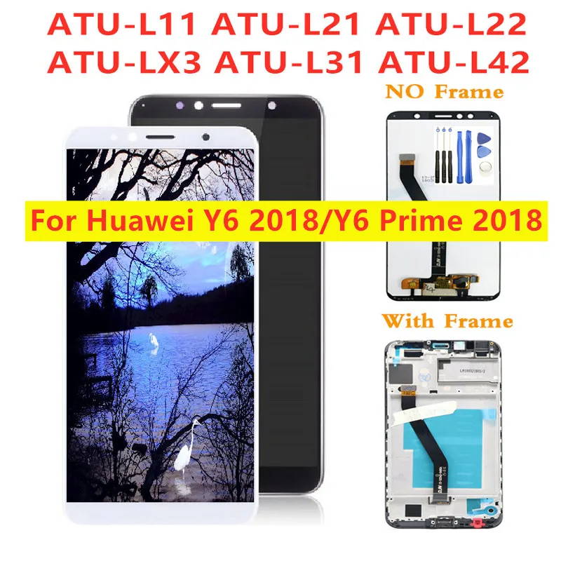 Супер качество ЖК-дисплей для huawei Y6 Prime Y6 АТО L11 L21 L22 LX1 LX3 L31 L42 ЖК-дисплей Дисплей кодирующий преобразователь сенсорного экрана в сборе