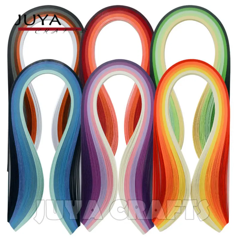 JUYA бумажная Quilling 30 оттенков длина 390 мм ширина 3/5/7/8 600 полосок всего DIY полоса