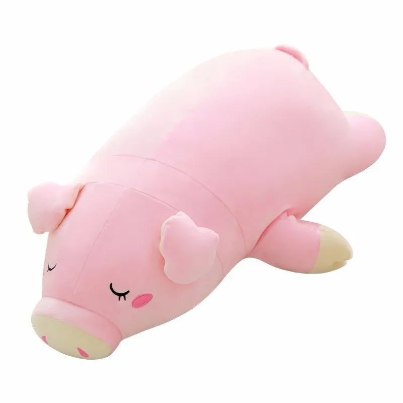 Pink VOZRO Подушка Свинья плюшевая игрушка подарок Almofada Nap подушка для сиденья пол Coussin Enfant Cojines декоративная подушка Overwatch Deco - Цвет: Pink