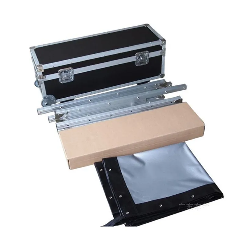 Задний проекционный экран 200 &quot4K Портативный Крытый/Открытый кинотеатр быстро